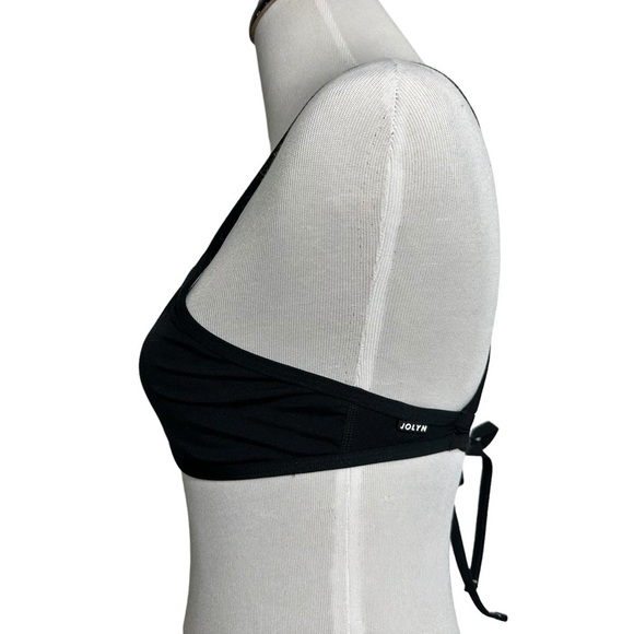 Jolyn Womens Tomcat Swim Bikini Top Size Large Strappy Tie Back Beach Swimwear - Picture 4 of 6